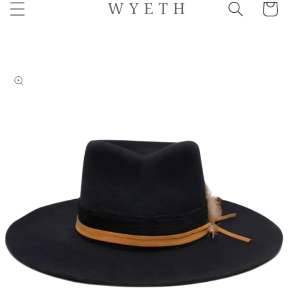 NWT Wyeth Olin Wylder Indie Midnight size Medium Rancher Hat - Picture 2 of 5